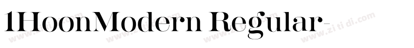 1HoonModern Regular字体转换 1HoonModern Regular字体转换